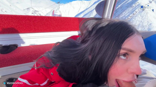 Приехал я, короче говоря, на Красную Поляну и публично её отжарил