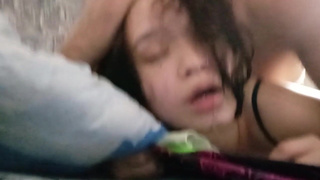 То говорит продолжать, то всё.. Ебу дальше, а её от оргазмов трясёт