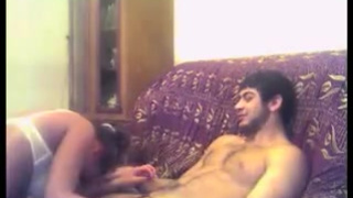 Кавказец ебёт свою русскую подругу на вебкамеру